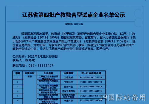 产教融合校企携手，J9国际站备用三年打造新标杆